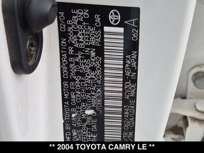 2004 Toyota Camry LE