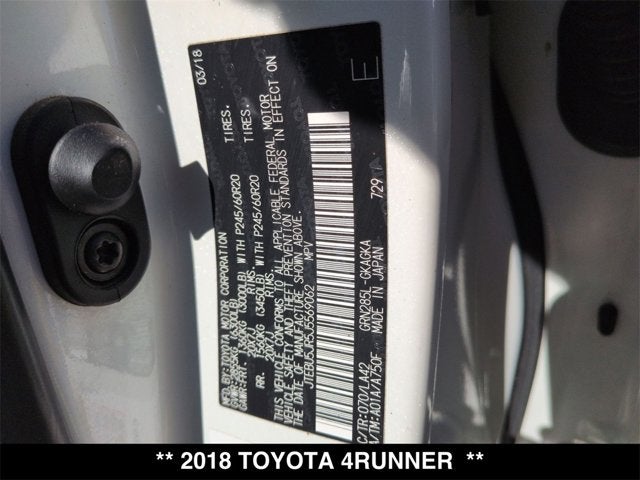 2018 Toyota 4Runner Limited