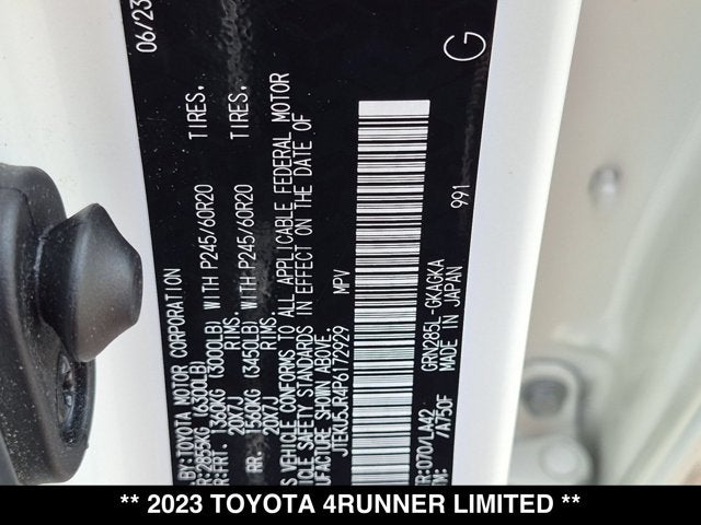 2023 Toyota 4Runner Limited