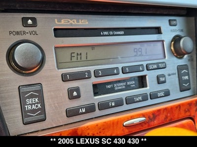 2005 Lexus SC 430 430