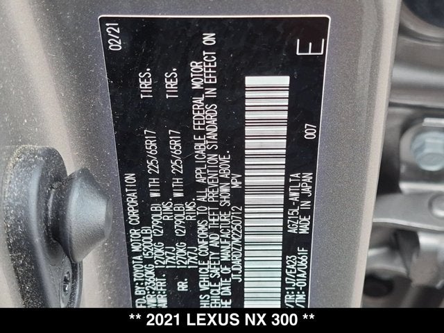2021 Lexus NX 300 NX 300