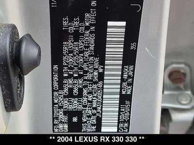 2004 Lexus RX 330 330