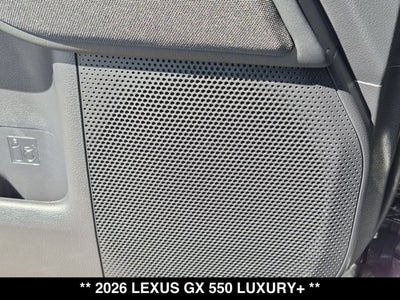 2026 Lexus GX 550 GX 550 Luxury+