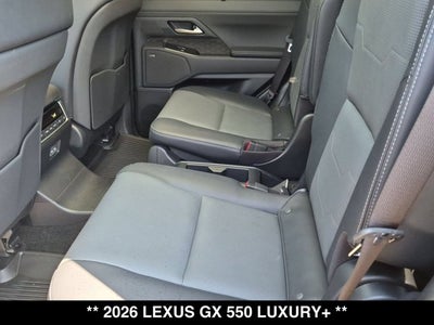 2026 Lexus GX 550 GX 550 Luxury+
