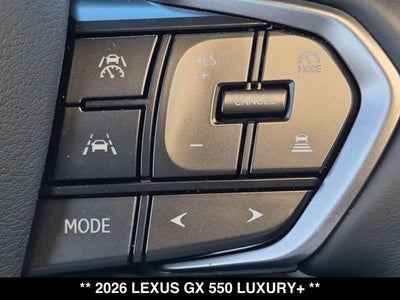 2026 Lexus GX 550 GX 550 Luxury+