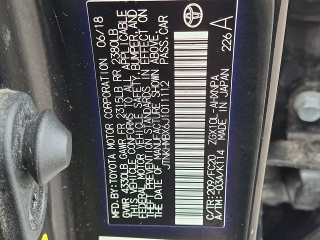 2018 Toyota C-HR XLE Premium