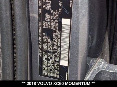 2018 Volvo XC60 Momentum