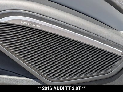 2016 Audi TT Roadster 2.0T