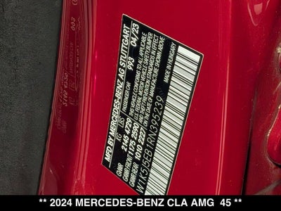 2024 Mercedes-Benz AMG® CLA 45 AMG® CLA 45