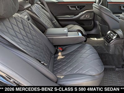 2026 Mercedes-Benz S-Class S 580 4MATIC® Sedan