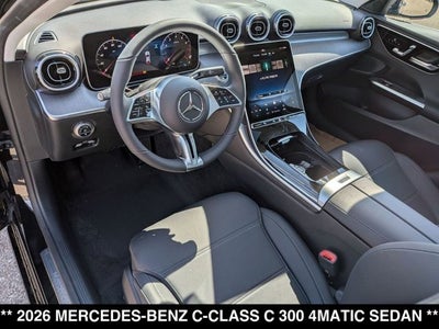 2026 Mercedes-Benz C 300 C 300 4MATIC® Sedan