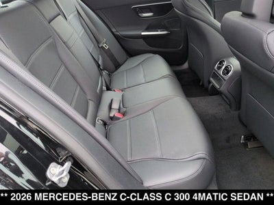 2026 Mercedes-Benz C 300 C 300 4MATIC® Sedan