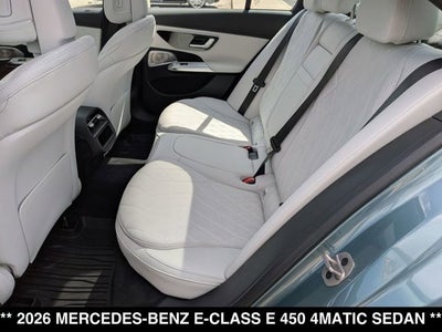 2026 Mercedes-Benz E 450 E 450 4MATIC® Sedan