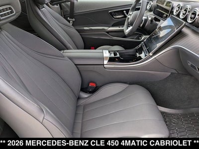 2026 Mercedes-Benz CLE 450 CLE 450 4MATIC® Cabriolet