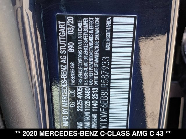 2020 Mercedes-Benz AMG® C 43 AMG® C 43