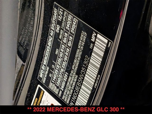 2022 Mercedes-Benz GLC 300 GLC 300