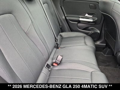 2026 Mercedes-Benz GLA 250 GLA 250 4MATIC® SUV