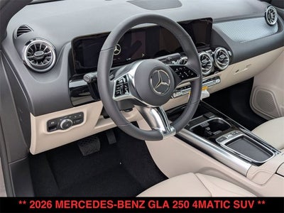 2026 Mercedes-Benz GLA GLA 250 4MATIC® SUV