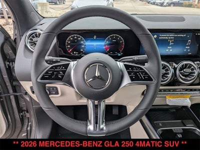 2026 Mercedes-Benz GLA GLA 250 4MATIC® SUV