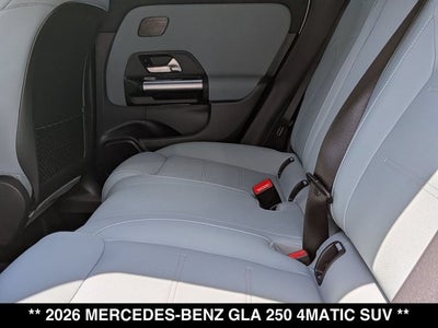 2026 Mercedes-Benz GLA 250 GLA 250 4MATIC® SUV