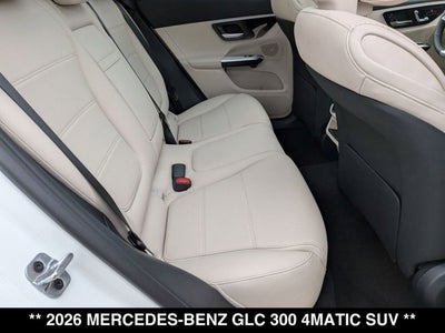 2026 Mercedes-Benz GLC 300 GLC 300 4MATIC® SUV