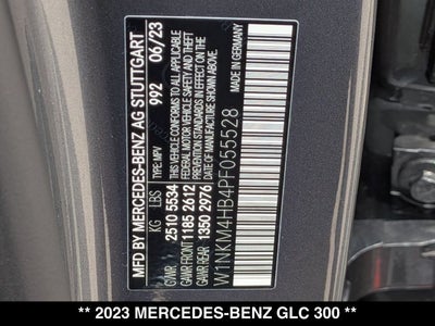 2023 Mercedes-Benz GLC 300 GLC 300