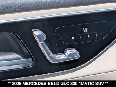 2026 Mercedes-Benz GLC 300 GLC 300 4MATIC® SUV