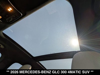 2026 Mercedes-Benz GLC 300 GLC 300 4MATIC® SUV