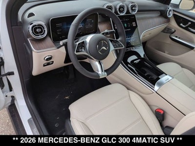 2026 Mercedes-Benz GLC 300 GLC 300 4MATIC® SUV