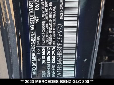 2023 Mercedes-Benz GLC 300 GLC 300
