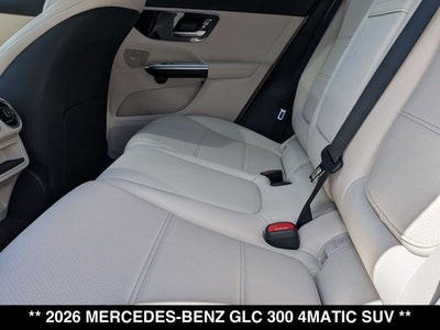 2026 Mercedes-Benz GLC 300 GLC 300 4MATIC® SUV
