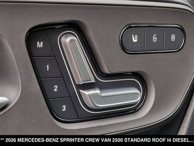 2026 Mercedes-Benz Sprinter Crew Van 2500 Standard Roof I4 Diesel HO 144" RWD