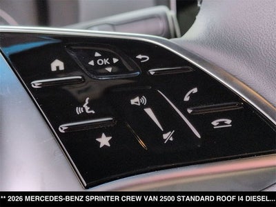 2026 Mercedes-Benz Sprinter Crew Van 2500 Standard Roof I4 Diesel HO 144" RWD