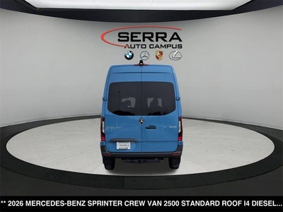 2026 Mercedes-Benz Sprinter Crew Van 2500 Standard Roof I4 Diesel HO 144" RWD
