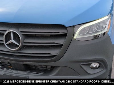 2026 Mercedes-Benz Sprinter Crew Van 2500 Standard Roof I4 Diesel HO 144" RWD