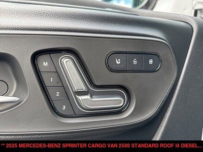 2025 Mercedes-Benz Sprinter Cargo Van 2500 Standard Roof I4 Diesel 144" RWD