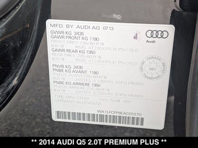 2014 Audi Q5 2.0T Premium Plus