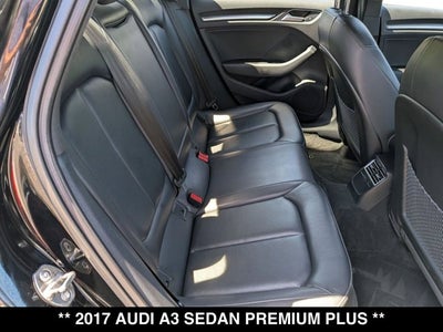 2017 Audi A3 Sedan Premium Plus