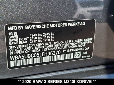 2020 BMW 3 Series M340i xDrive