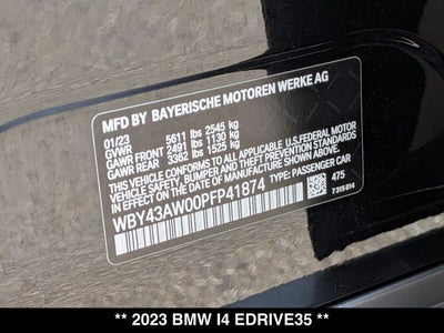 2023 BMW i4 eDrive35