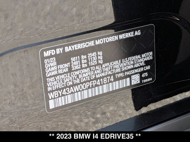 2023 BMW i4 eDrive35