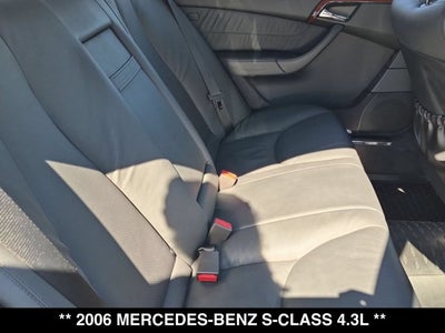 2006 Mercedes-Benz S430 4.3L