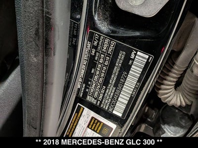 2018 Mercedes-Benz GLC 300 GLC 300