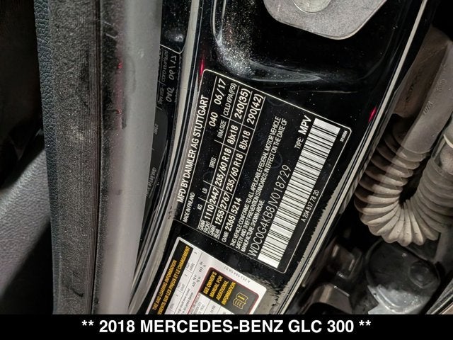 2018 Mercedes-Benz GLC 300 GLC 300