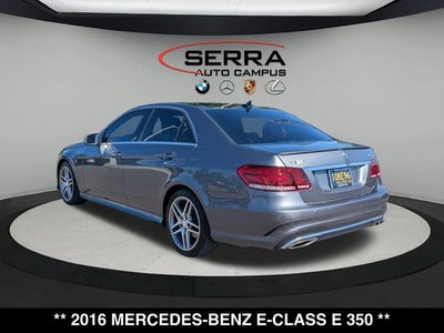 2016 Mercedes-Benz E 350 E 350