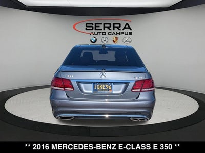 2016 Mercedes-Benz E 350 E 350