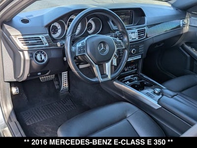2016 Mercedes-Benz E 350 E 350