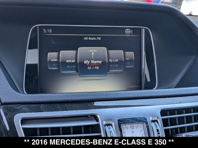 2016 Mercedes-Benz E 350 E 350