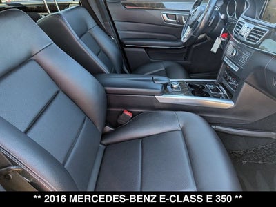 2016 Mercedes-Benz E 350 E 350