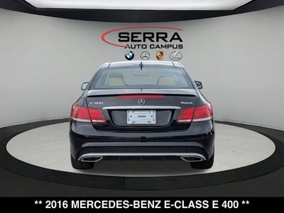 2016 Mercedes-Benz E 400 E 400